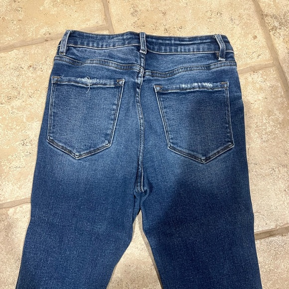 Distressed Blue Jeans - Picture 2 of 4